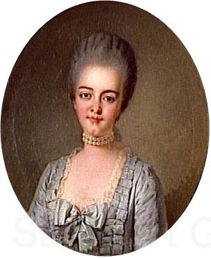 Francois-Hubert Drouais Portrait of Bathilde dOrlens